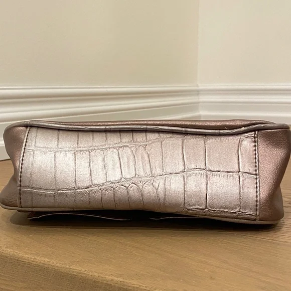 Y2K Liz Claiborne Rose Gold Shoulder Bag - Picture 8 of 13